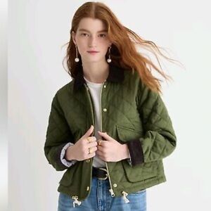 Jcrew Limited-edition new cropped quilted Barn Jacket